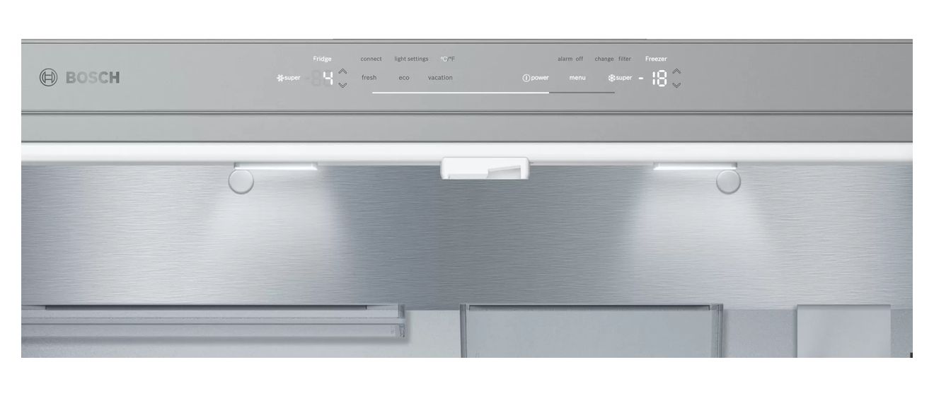 Serie 8 KFF96PIEP Side-by-Side Kühl-/ Gefrierkombination French Door 402 l / 171 l 333 kWh 1830 mm x 905 mm  (Edelstahl) 