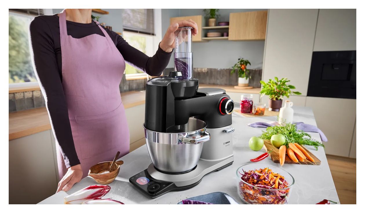 Serie 8 MUMS8ZS13 1800 W Küchenmaschine 6 l mit Waage  (Schwarz, Silber) 