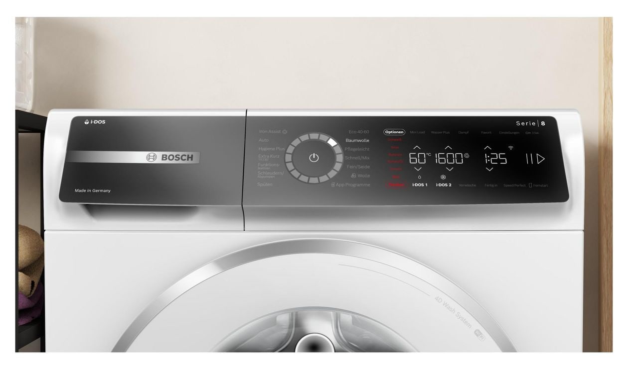 Serie 8 WGB266A90 11 kg Frontlader Waschmaschine 1600 U/min aquaStop Funktion 