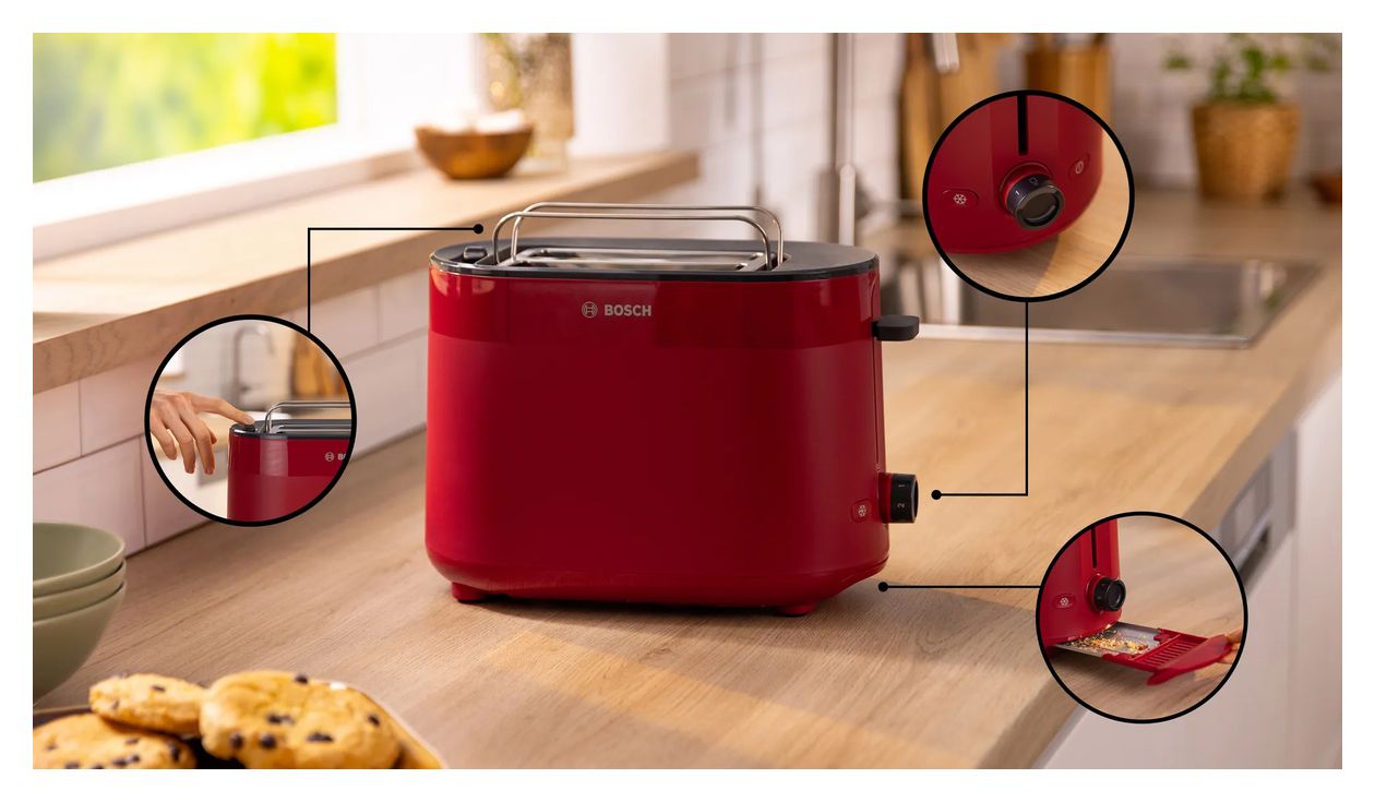 TAT2M124 MyMoment Toaster 950 W 2 Scheibe(n) 6 Stufen  (Rot) 