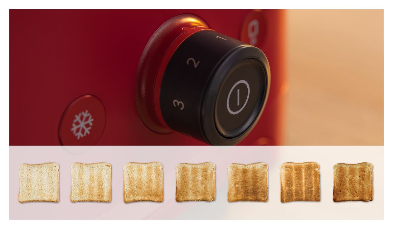 TAT3M124 MyMoment Toaster 950 W 2 Scheibe(n)  (Rot) 