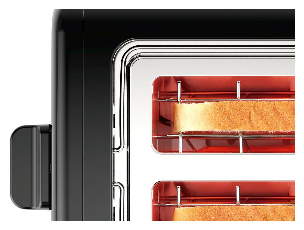 TAT3P423DE DesignLine Toaster 970 W 2 Scheibe(n)  (Schwarz) 