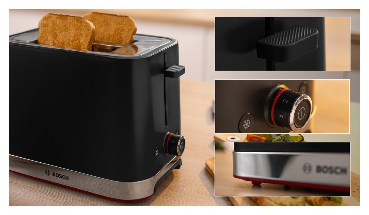 TAT4M223 MyMoment Toaster 950 W 2 Scheibe(n) 4 Stufen  (Schwarz, Edelstahl) 