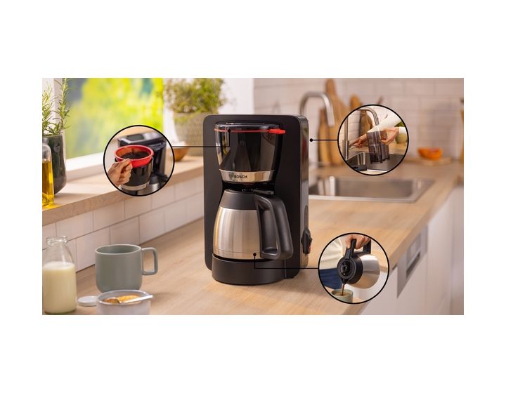 TKA5M253 MyMoment 12 Tassen Filterkaffeemaschine 1,1 l  (Schwarz) 