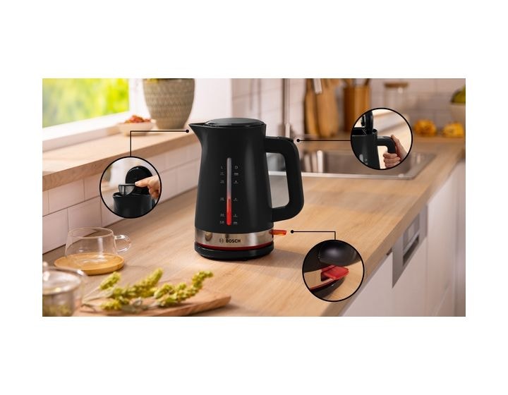 TWK4M223 MyMoment 1,7 l Wasserkocher 2400 W  (Schwarz) 