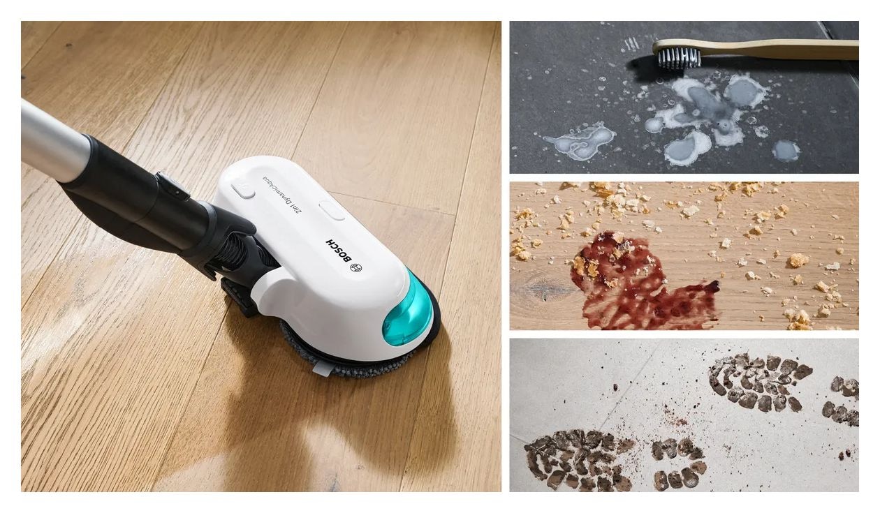 Unlimited 7 BSS712XHYG ProHygienic Aqua Handstaubsauger Beutellos bis 35 min Laufzeit 18 V HEPA (Aqua-Farbe, Schwarz, Silber, Weiß) 