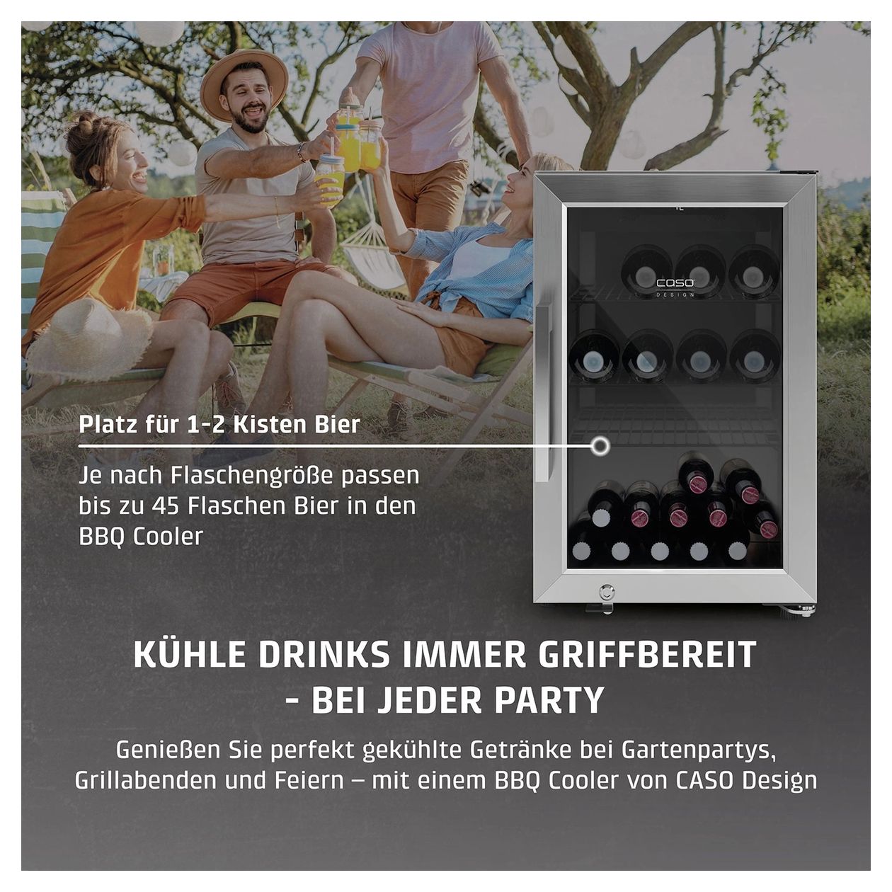 BBQ Deluxe-R Smart Weinkühler Freistehend 