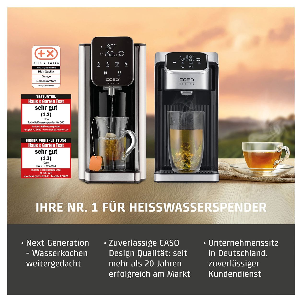 HW630 Teemaschine  (Schwarz, Edelstahl) 