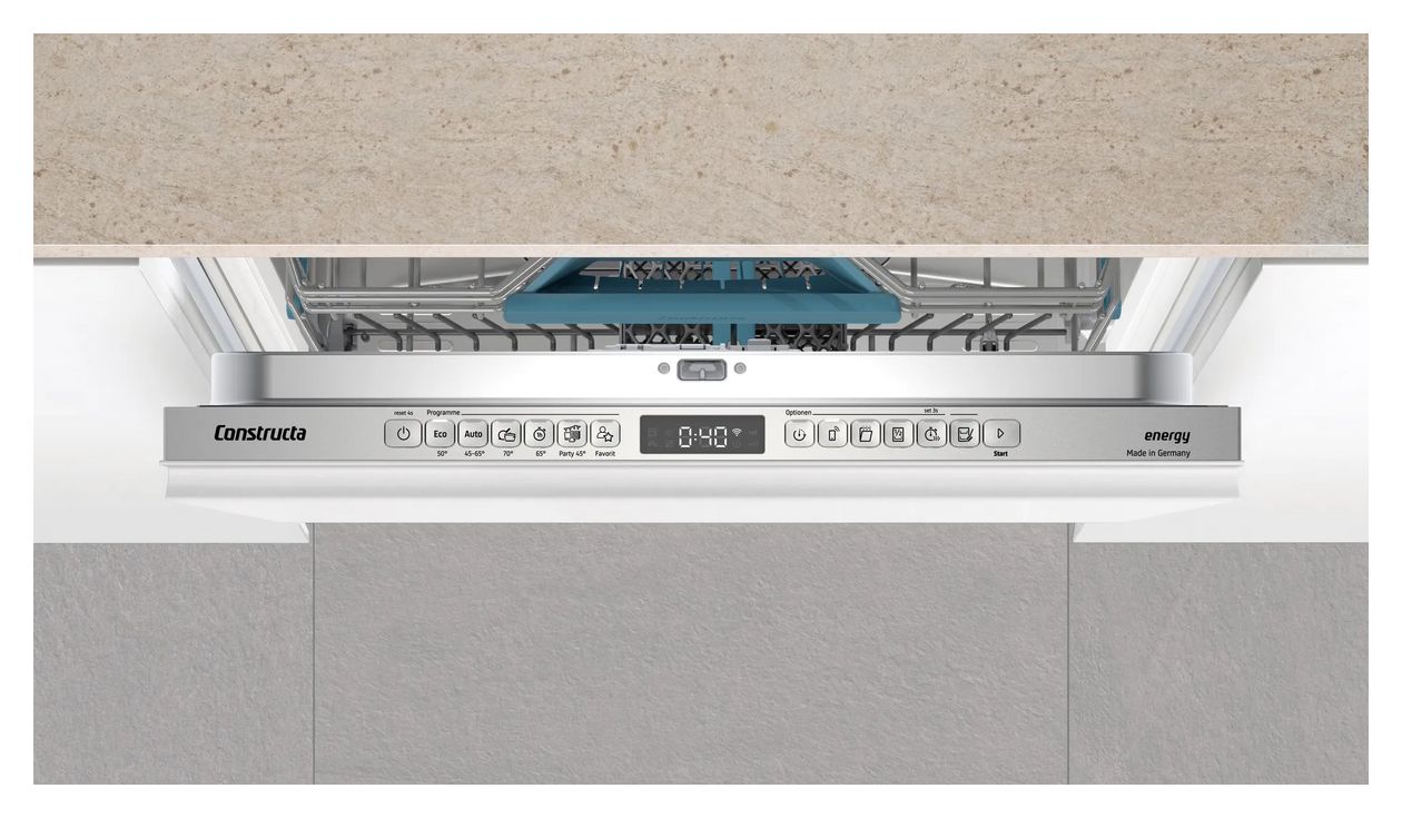 CG6VX01EBD 60 cm Geschirrspüler vollintegriert (ohne Front) Sehr leise 13 Maßgedecke aquaStop Funktion Wärmetauscher 