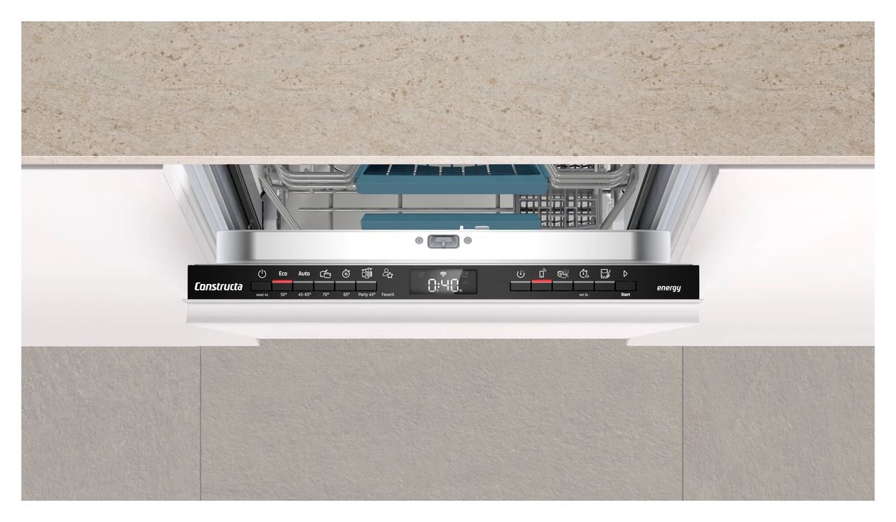 CP6VX01HLD 45 cm Geschirrspüler vollintegriert (ohne Front) Leise 10 Maßgedecke aquaStop Funktion Wärmetauscher 