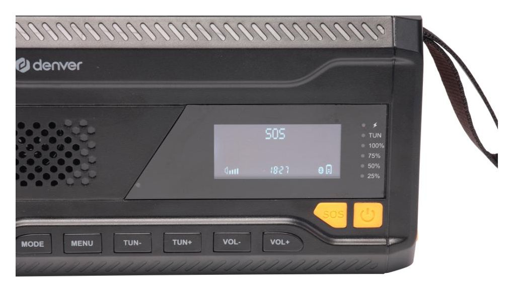SCD-2033 DAB+, FM Radio Tragbar  (Schwarz) 