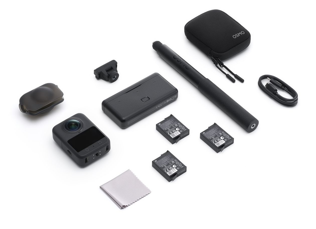 Osmo 360 Adventure Combo 15520 x 7760 Pixel Aktion Kamera 120 MP  (Schwarz) 