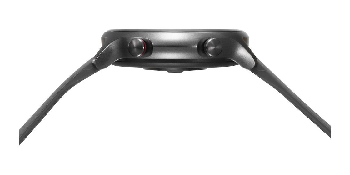 380600 Watch Digital 44 mm Smartwatch Rund IP68  (Schwarz) 