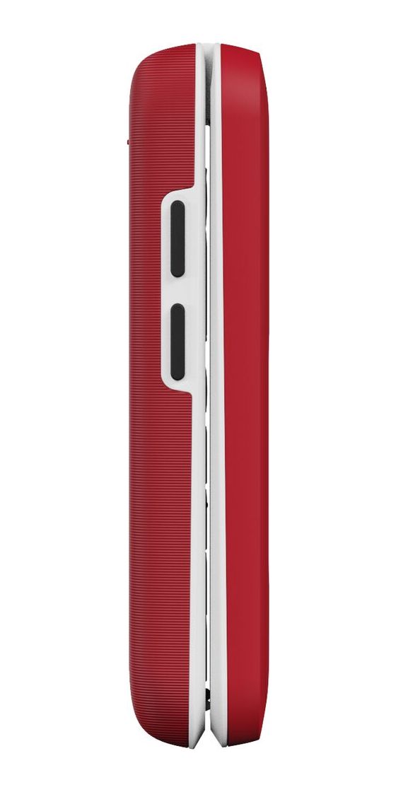 Leva E30 4G Smartphone 7,11 cm (2.8 Zoll) 0,3 MP Single SIM  (Rot, Weiß) 