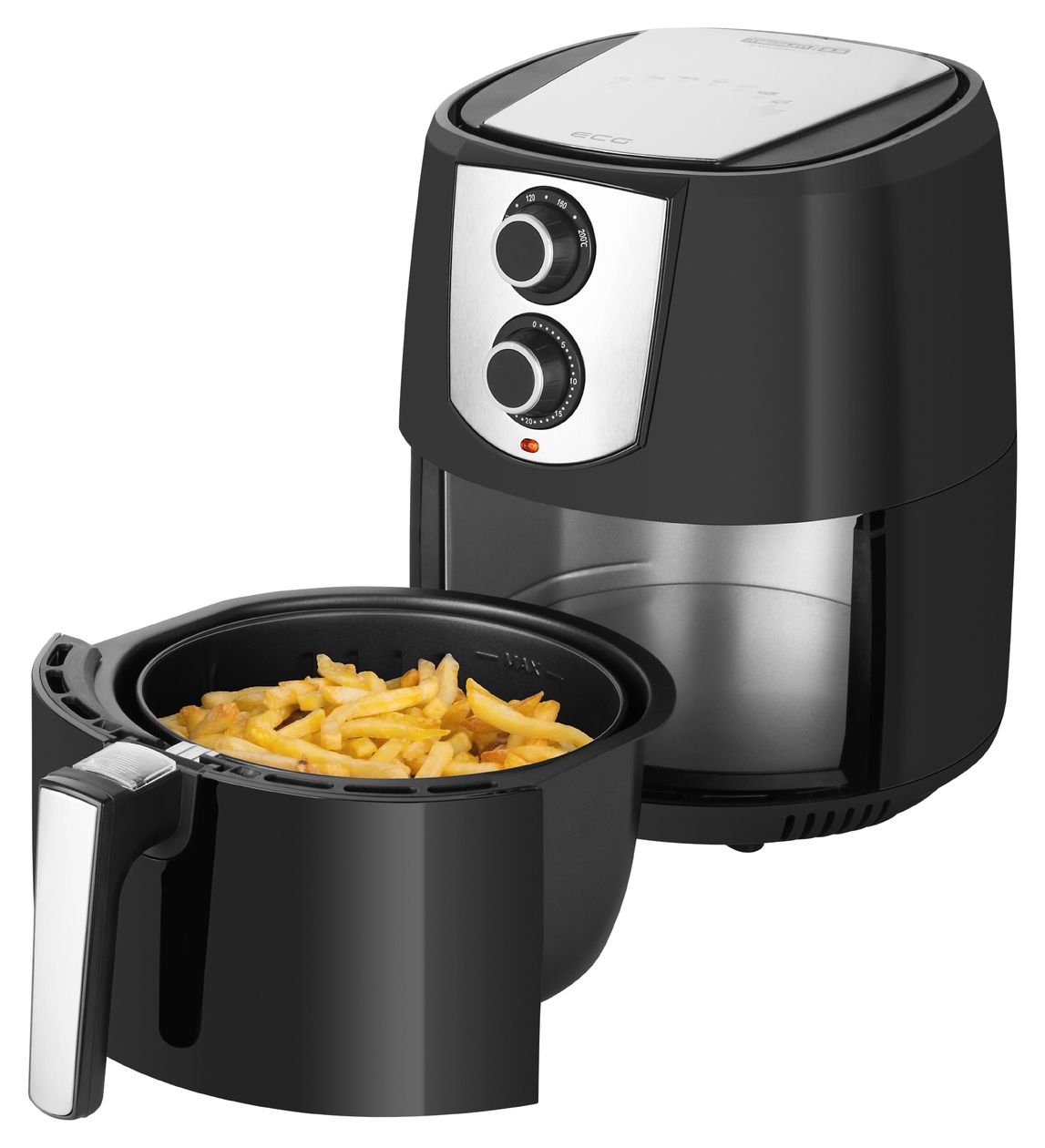 AF3501 Crispy Low Fat Fritteuse 3,5 l 1500 W  (Schwarz) 