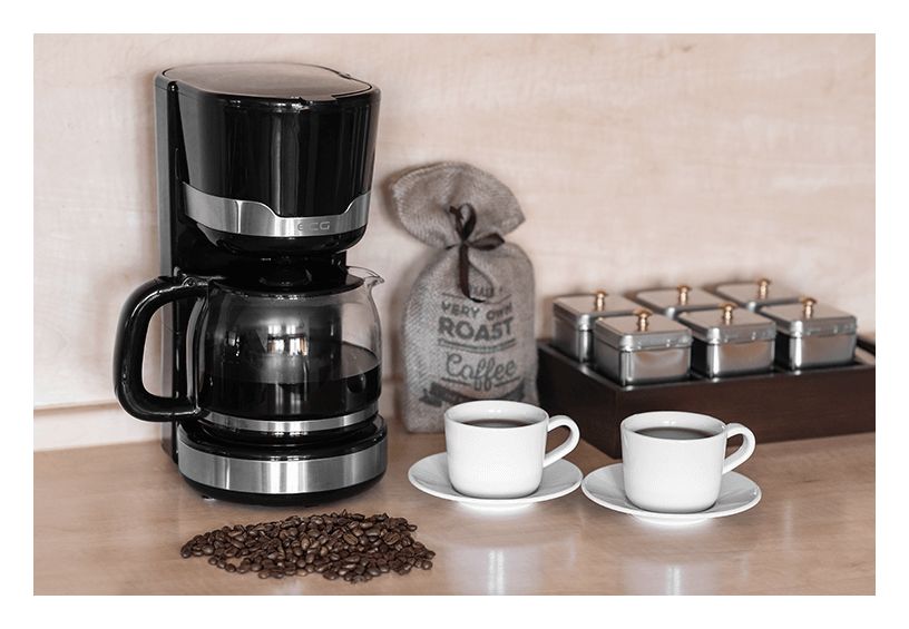 KP2115 12 Tassen Filterkaffeemaschine 1,5 l  (Schwarz, Edelstahl) 