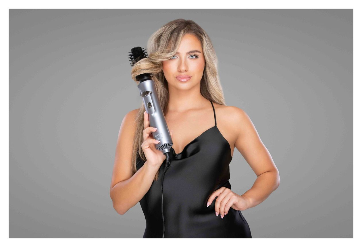 Modifica Hairbrush Moonstone Warmluftbürste 1200 W  (Grau) 