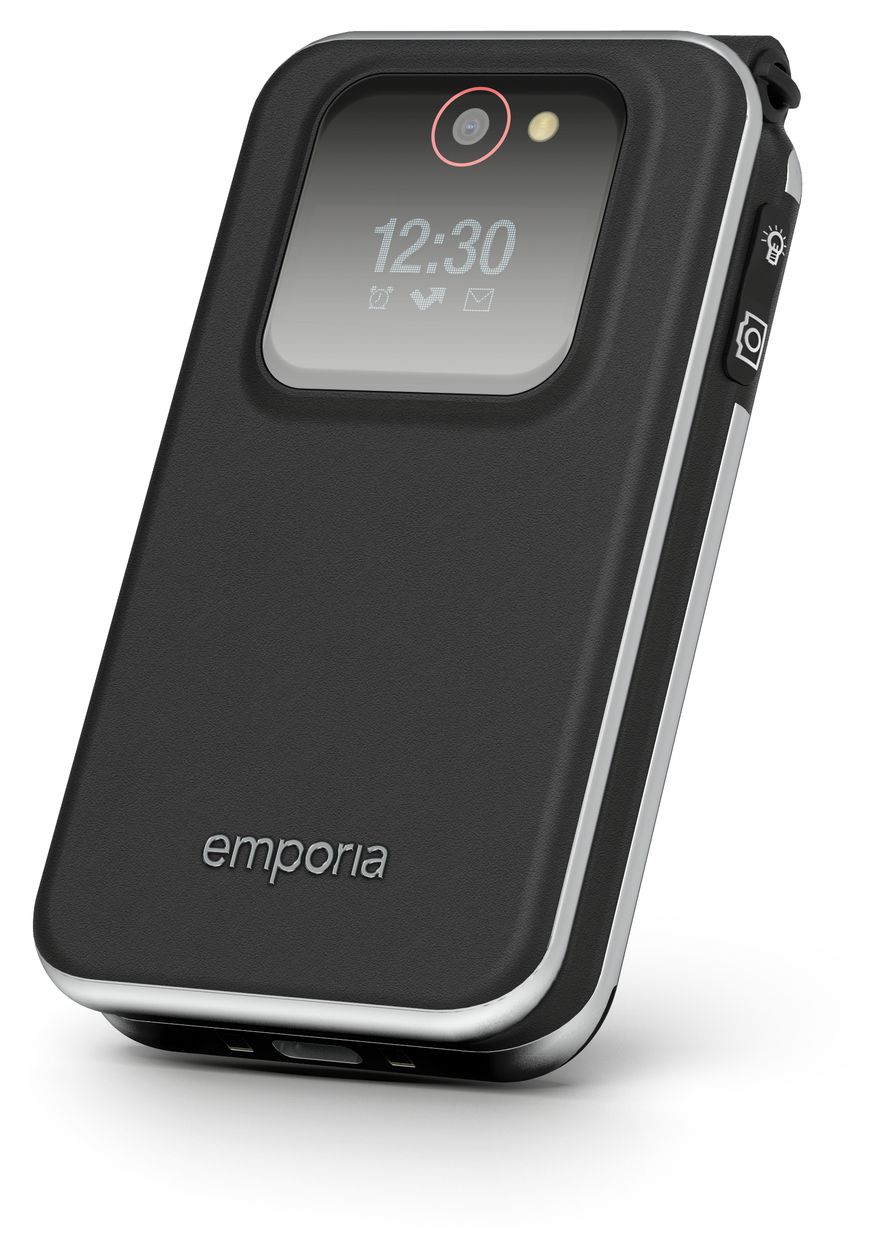 Joy V228 Seniorenhandy 4G Smartphone 7,11 cm (2.8 Zoll) 2 MP Single SIM  (Schwarz) 