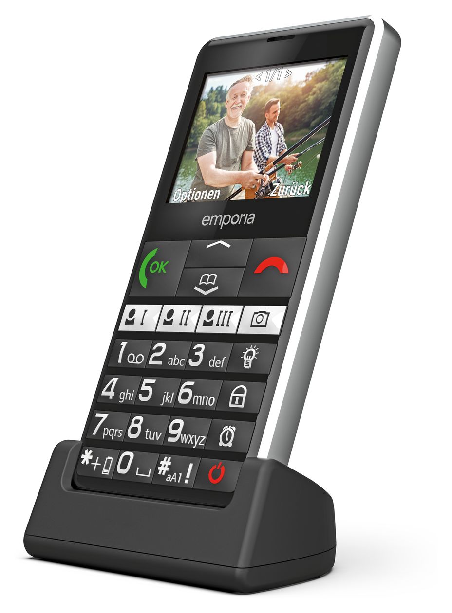 Pure V76 4G Smartphone 5,87 cm (2.31 Zoll) 2 MP Single SIM  (Schwarz) 