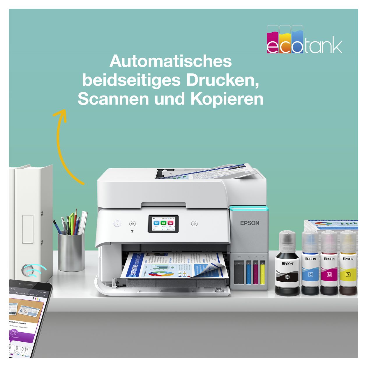 EcoTank ET-2851 All in One A4 Tintenstrahl Drucker 4800 x 1200 DPI 