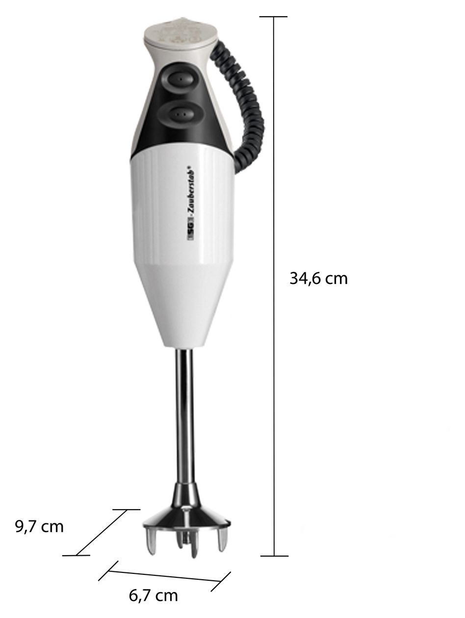 M160G Zauberstab Stabmixer 160 W 2 Stufen  (Anthrazit, Weiß) 