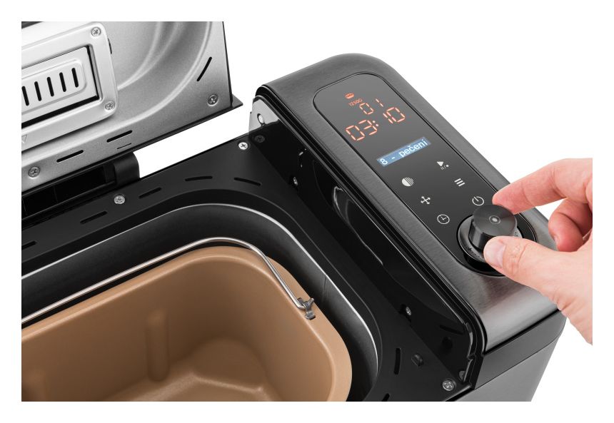 Duplica II Origin Brotbackautomat für 1,5 kg 850 W  (Schwarz) 