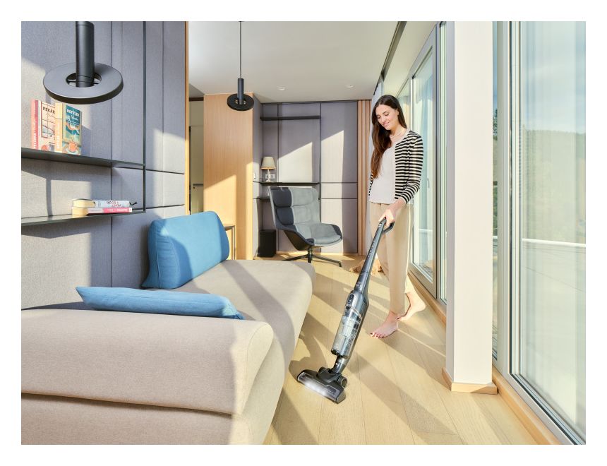 Fortelo Handstaubsauger mit Staubbeutel bis 50 min Laufzeit 36 V Zyklonal 