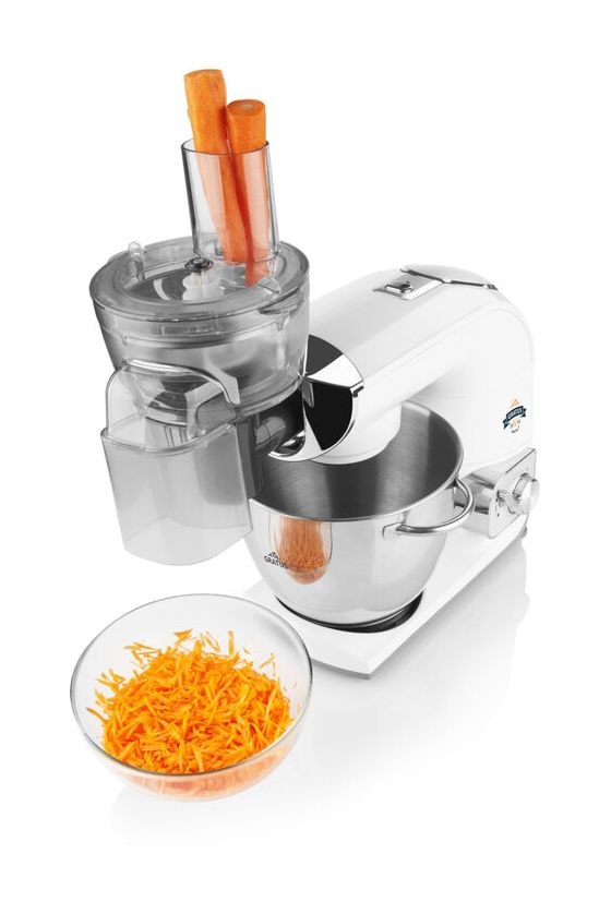 Gratus Max III 1200 W Küchenmaschine 5,5 l  (Weiß) 