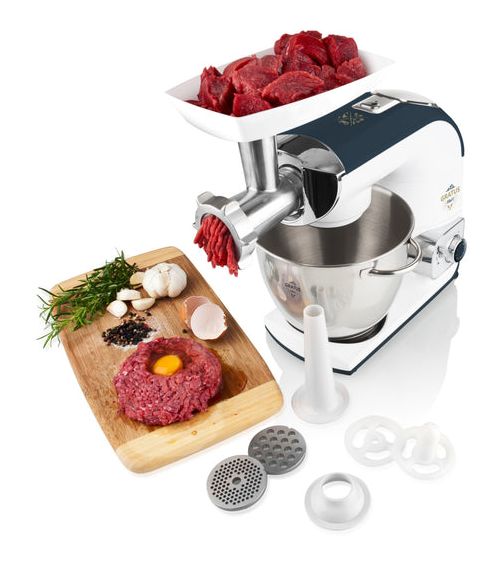 Gratus Vital II 1200 W Küchenmaschine 5,5 l  (Schwarz, Weiß) 