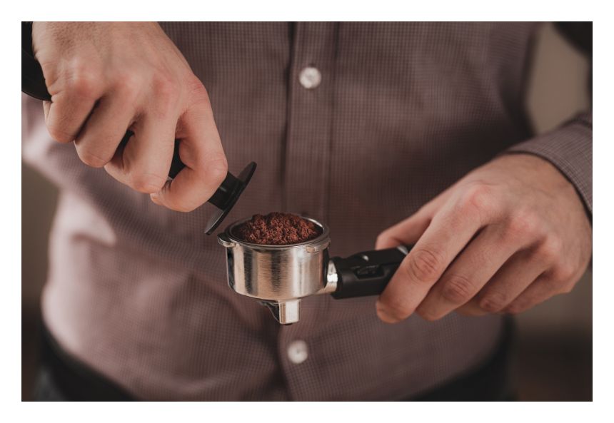 Stretto Siebträger Kaffeemaschine 15 bar 1350 W  (Edelstahl) 