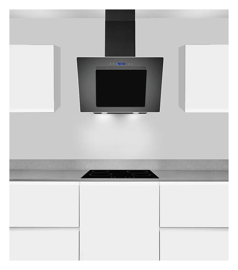 KFD807-2L Dunstabzugshaube/Esse Wand 80 cm (Schwarz) 