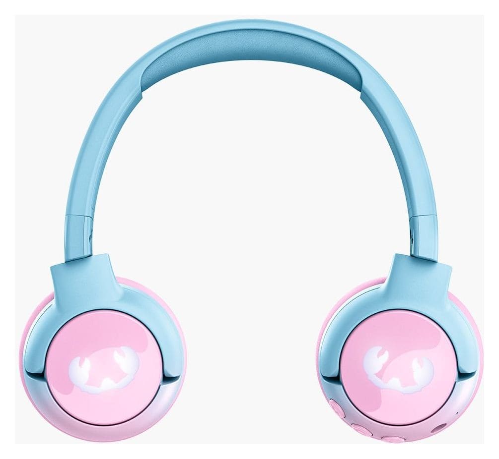 Code Junior Ohraufliegender Bluetooth Kopfhörer kabellos 48 h Laufzeit USB Typ-C  (Blau, Pink) 