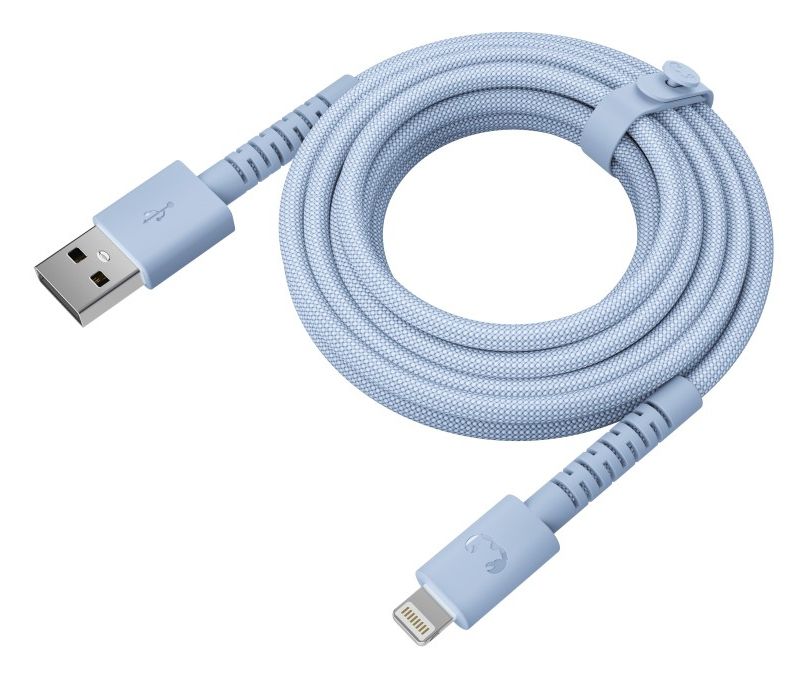 FlexWave Stecker Rundkabel Lightning auf USB A 2 m  (Vivid Blue) 