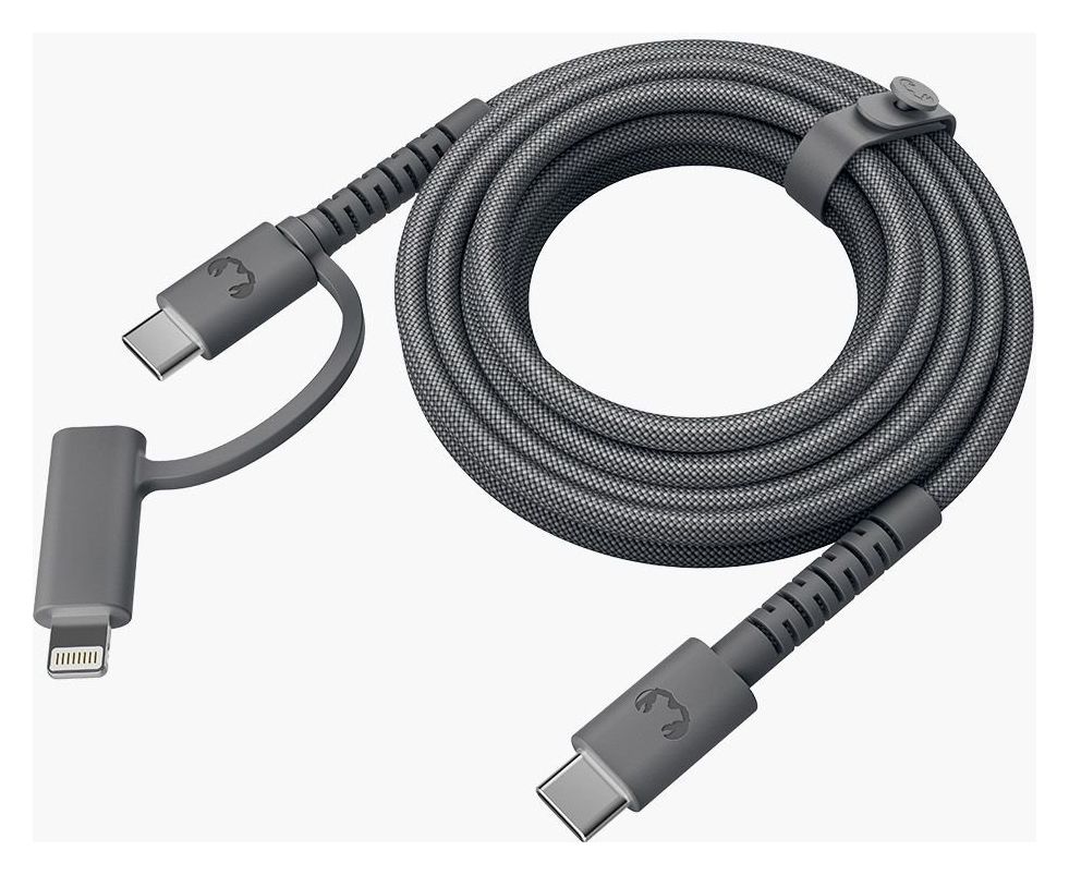 FlexWave Lightning auf USB C Männlich 2 m  (Schwarz) 