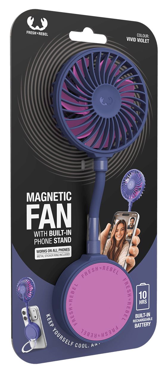 Magnetic Fan Handventilator  (Violett) 