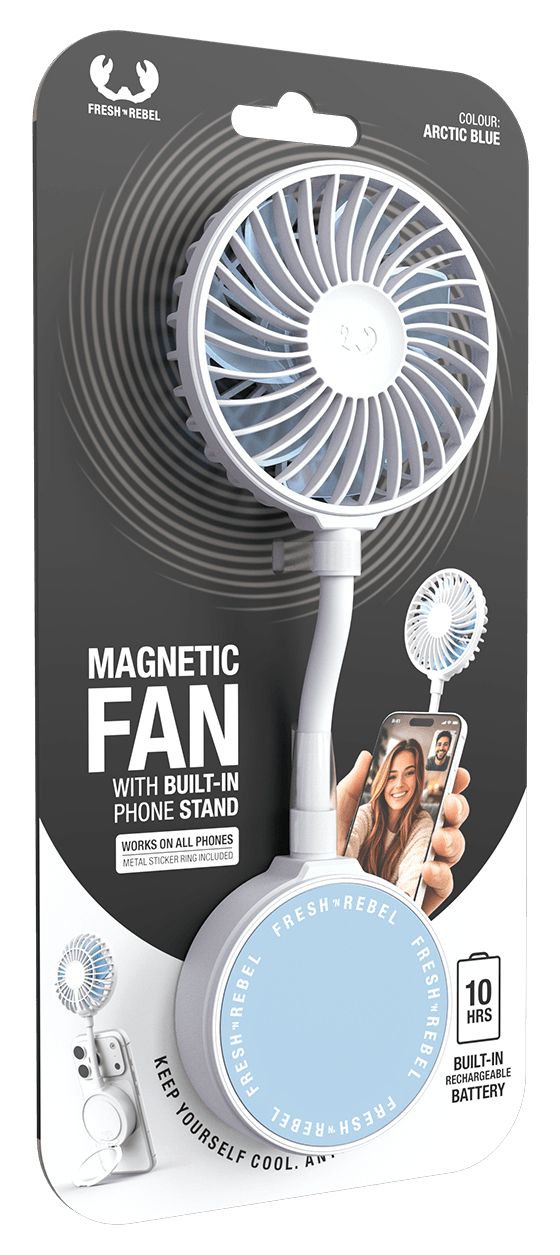 Magnetic Fan Handventilator  (Weiß) 