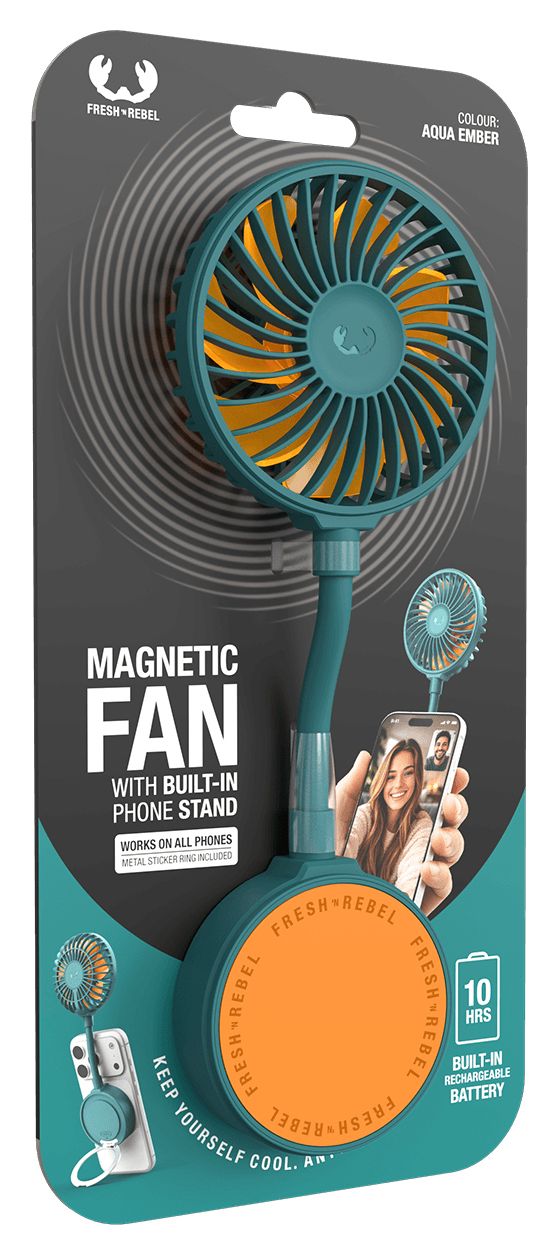 Magnetic Fan Handventilator  (Aqua-Farbe) 