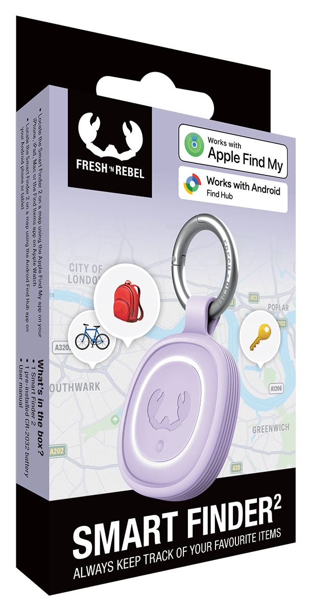 Smart Finder 2 Apple Find My, Google's Find Hub  (Lila) 