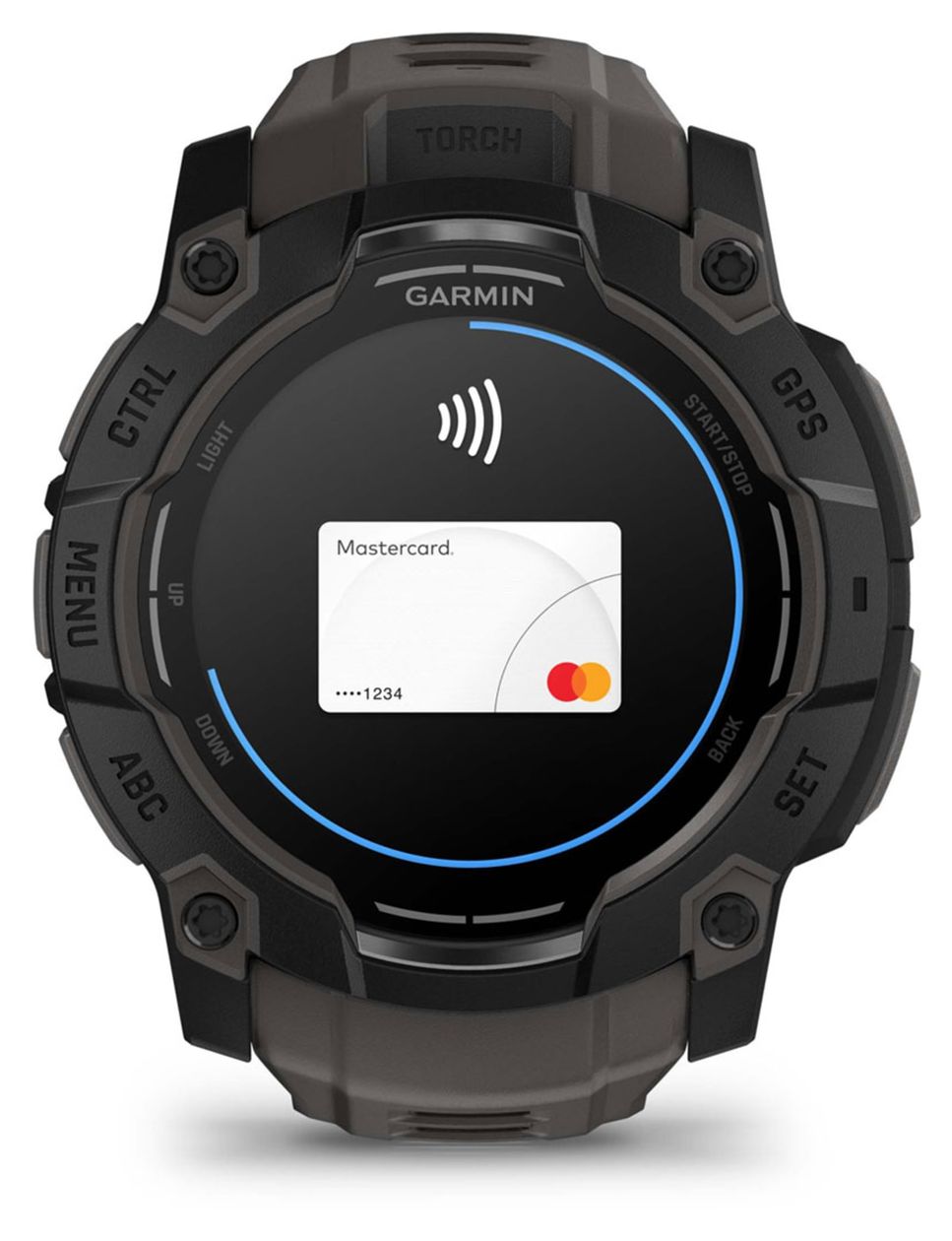 Instinct 3 Solar 50 mm Smartwatch Rund  (Schwarz) 