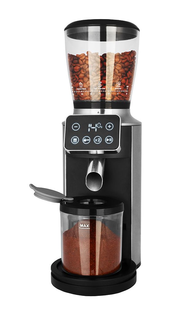 42644 Pro Touch 30 Kaffeemühle für 300 g 150 W (Schwarz, Transparent) 