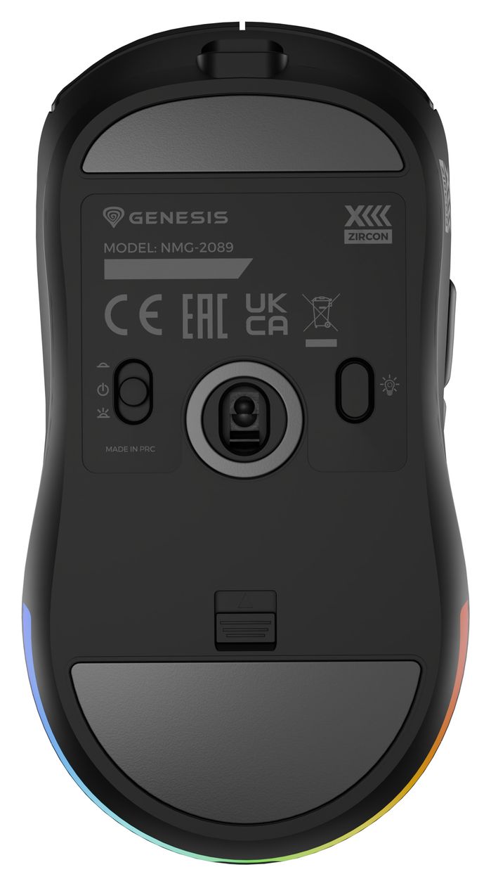 Zircon XIII 26000 DPI Gaming Maus Optisch  (Schwarz) 