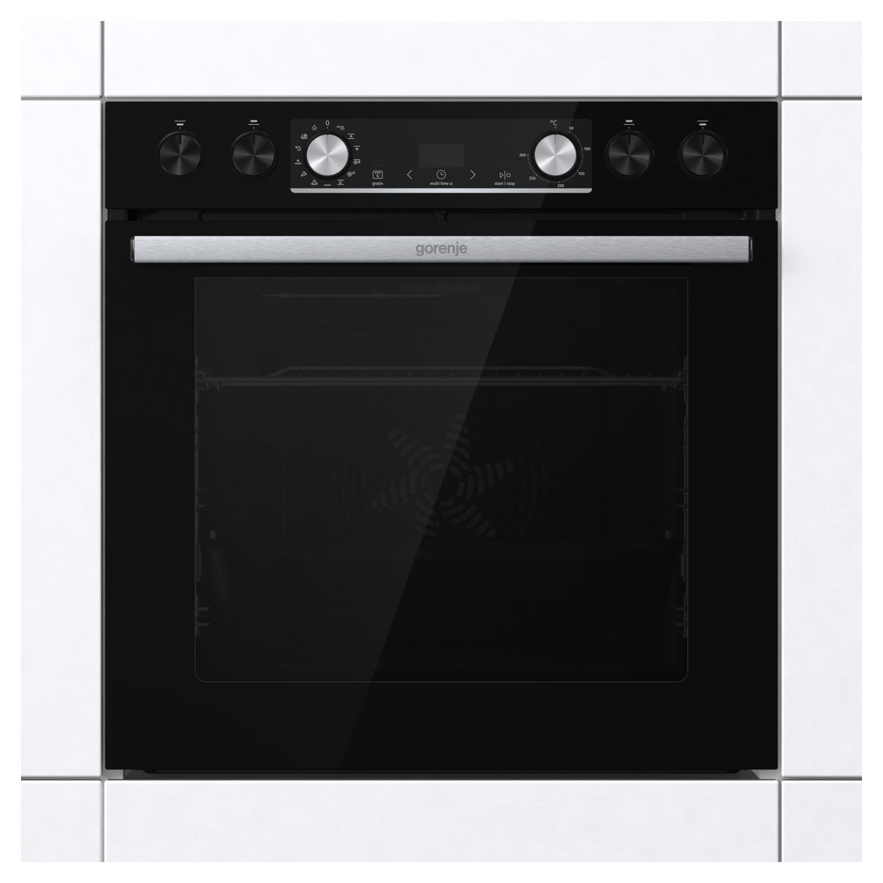 Black Set 4 (BCX6737E05BG + ECD634X) Herdset maxi AutoClean Ecoclean mit 60 cm Glaskeramik Kochfeld 