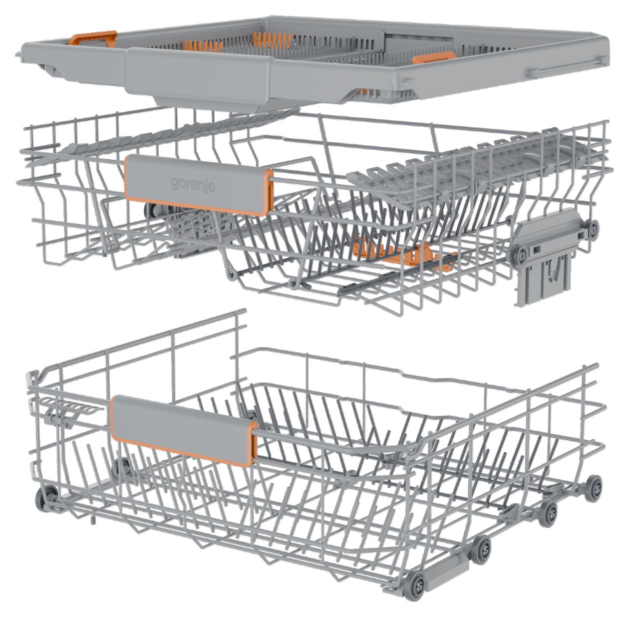 GI663A97X 60 cm Geschirrspüler teilintegriert (ohne Front) Sehr leise 16 Maßgedecke aquaStop Funktion Auto Open 