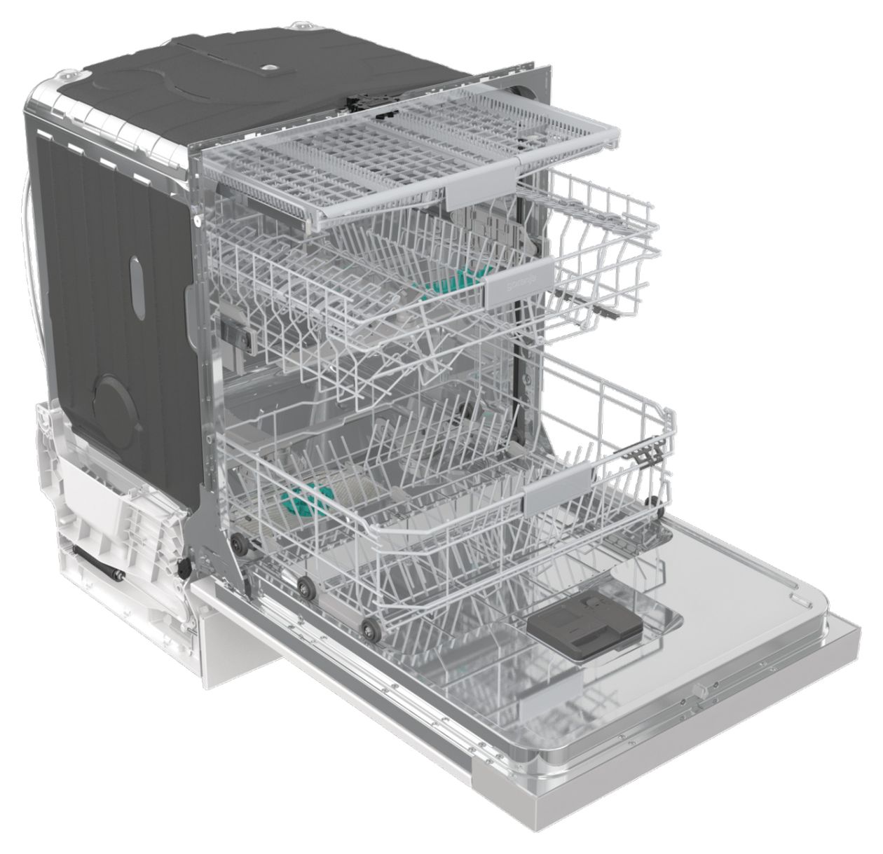 GI673C60X 60 cm Geschirrspüler teilintegriert (ohne Front) Sehr leise 16 Maßgedecke aquaStop Funktion 