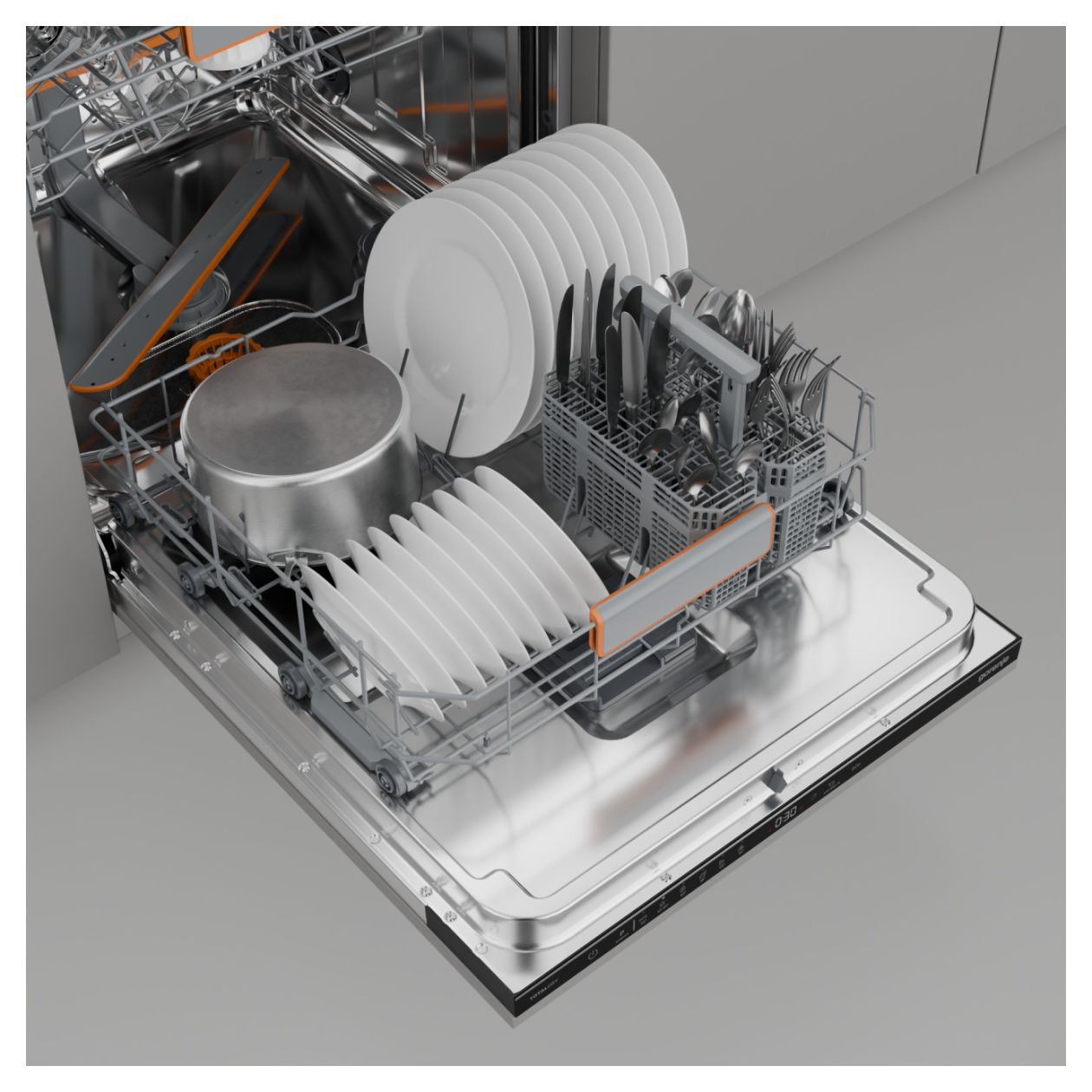 GV642C65 60 cm Geschirrspüler vollintegriert (ohne Front) Leise 14 Maßgedecke 