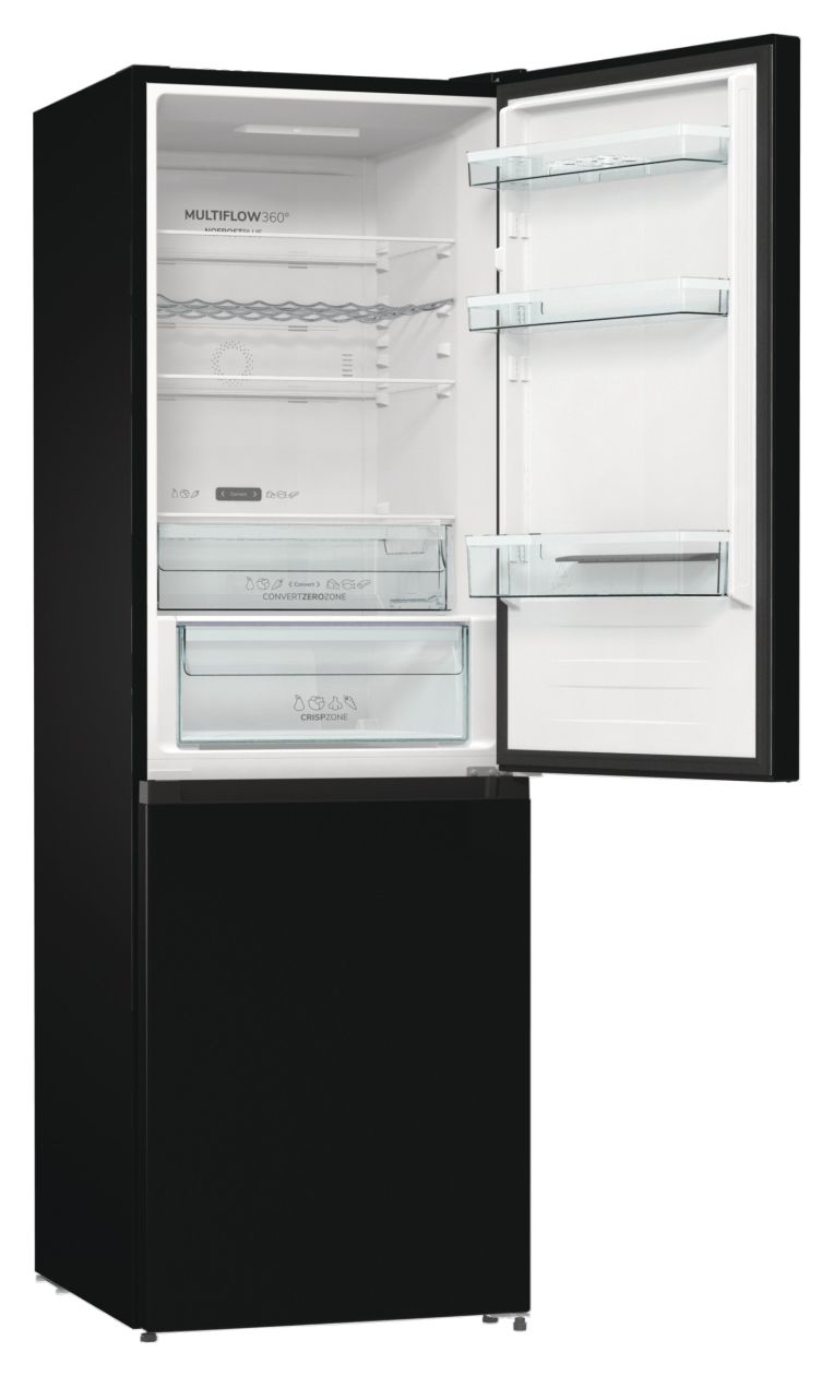 NK79C0DBK 220 l / 106 l Kühl-Gefrierkombi freistehend NoFrost 165 kWh Jahr  (Schwarz) 