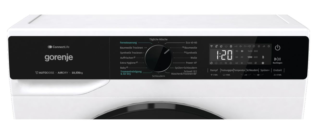 WD2PA1X64ADAAW 10,5 kg 6 kg Kondensations Waschtrockner 1400 U/min 