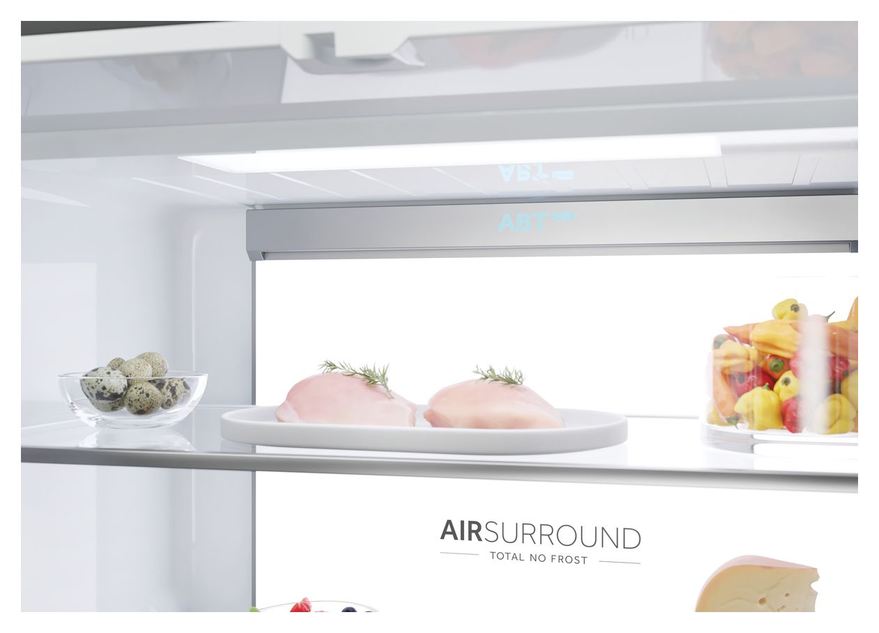 HCR79F19CNMD Side-by-Side Kühl-/ Gefrierkombination 422 l / 220 l 226 kWh NoFrost 1905 mm x 908 mm  (Platin, Edelstahl) 