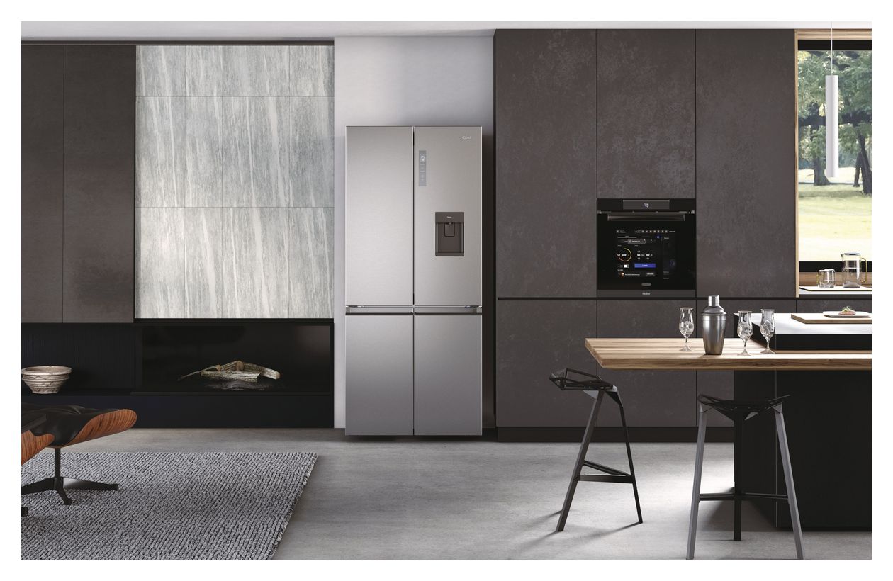 HCW7819EHMP Side-by-Side Kühl-/ Gefrierkombination 359 l / 177 l 319 kWh NoFrost 1925 mm x 830 mm  (Platin, Edelstahl) 