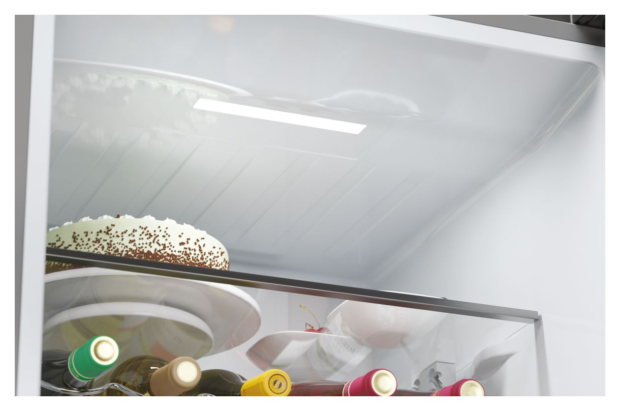 HTW5620DNMG 289 l / 125 l Kühl-Gefrierkombi freistehend NoFrost 226 kWh Jahr  (Silber) 